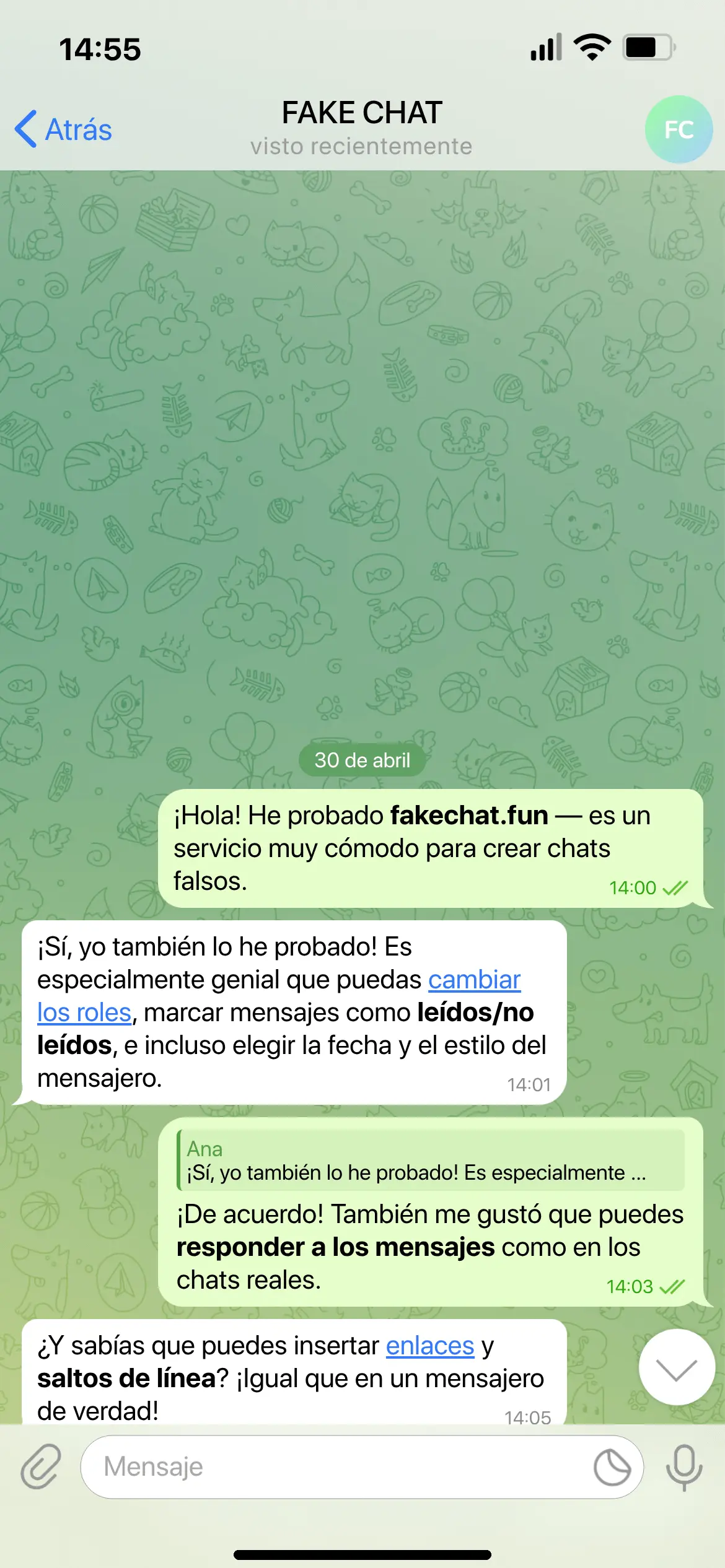 Premium Chat preview