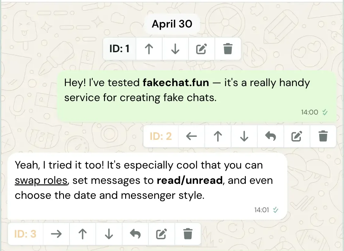 chat generator preview