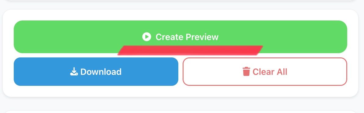 preview generation button