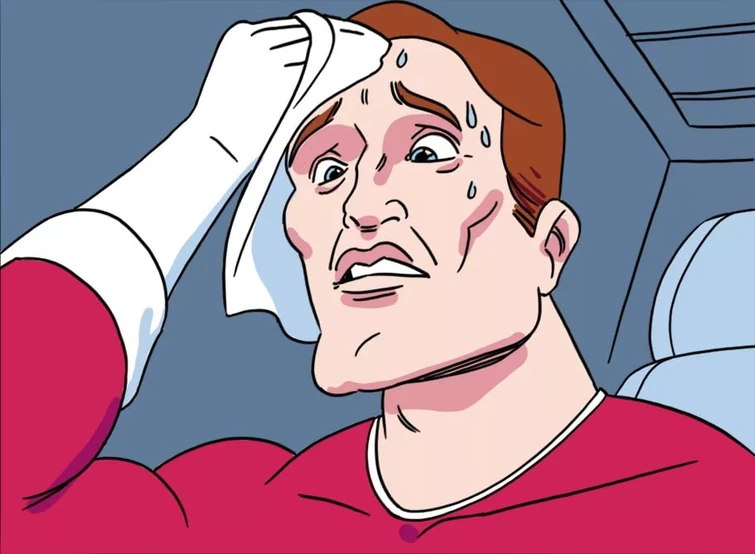 'Difficult choice' meme where a man hesitates between two buttons