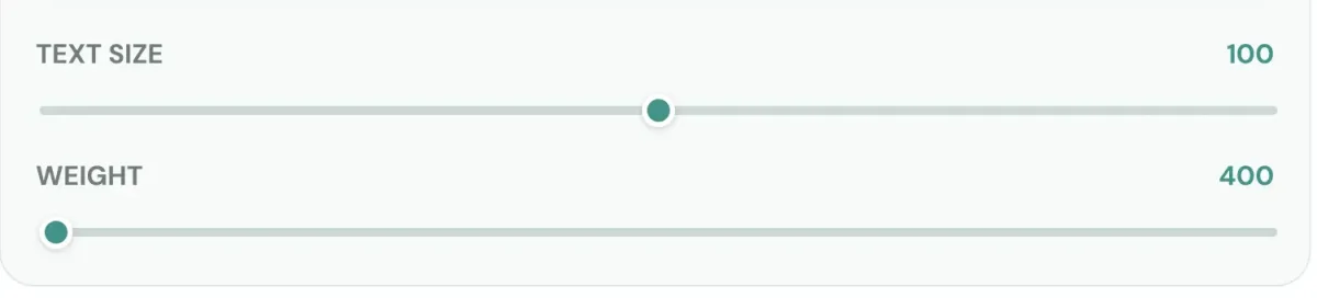 messenger font size and weight